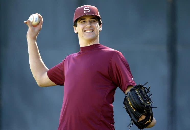 Cal Quantrill was San Diego's top draft pick in 2016. (AP Photo)