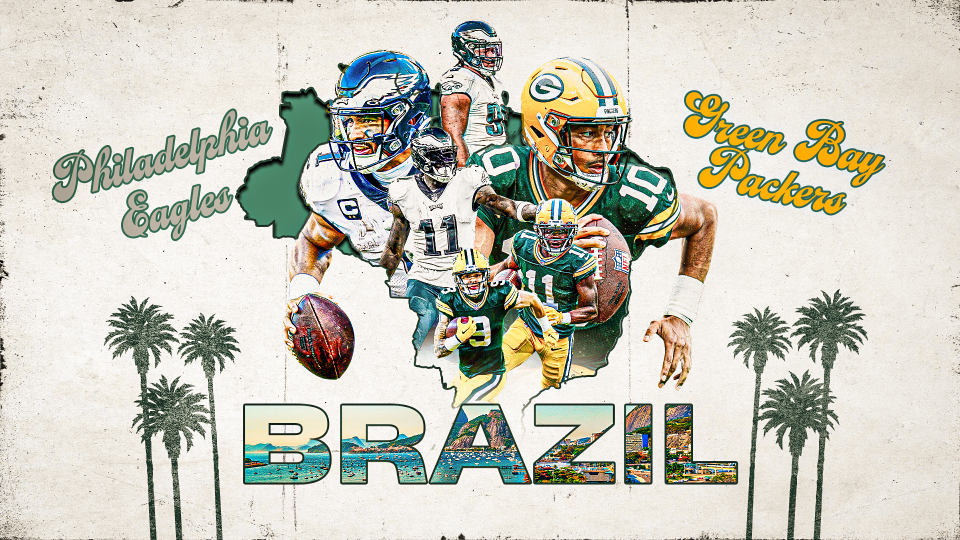 The Green Bay Packers will face the Philadelphia Eagles in Week 1 of the 2024 NFL season in Brazil.