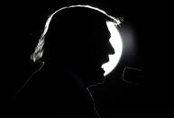 <p>Republican presidential candidate Donald Trump delivers remarks while campaigning at Regent University October 22, 2016 in Virginia Beach, Virginia. (Win McNamee/Getty Images) </p>