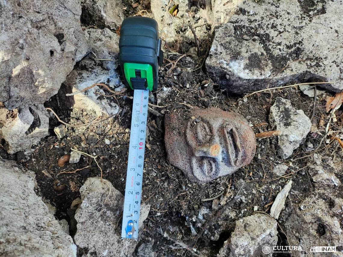 Along the walls, other Mayan artifacts have been discovered as part of the archaeological project, researchers said.