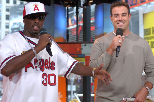 Theo Wargo/WireImage Diddy and Carson Daly
