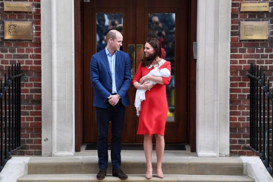 Prince William and Kate Middleton introduce Prince Louis in 2018