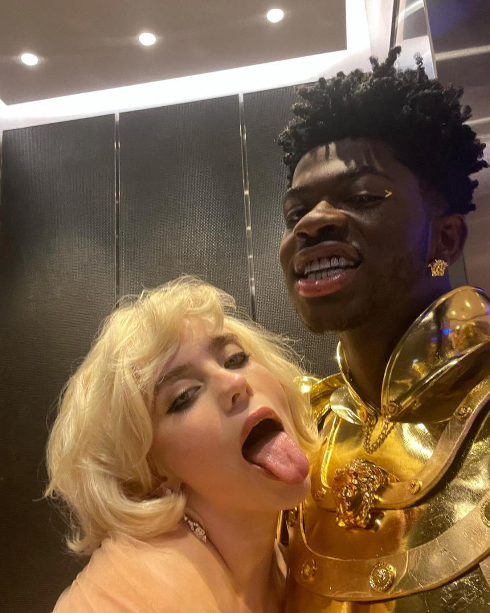 All the Crazy-Fun Photos Celebs Shared from Inside the 2021 Met Gala
