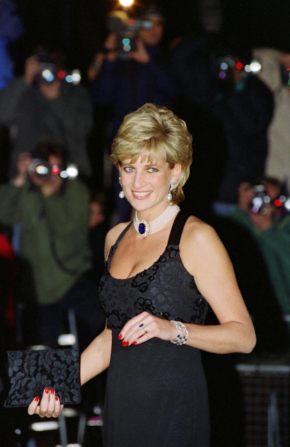 Princess Diana in Jacques Azagury