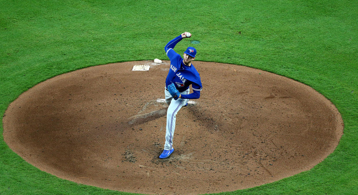 T.J. Zuech had a solid, if somewhat unspectacular MLB debut on Tuesday night. (Jeff Robinson/Icon Sportswire via Getty Images)