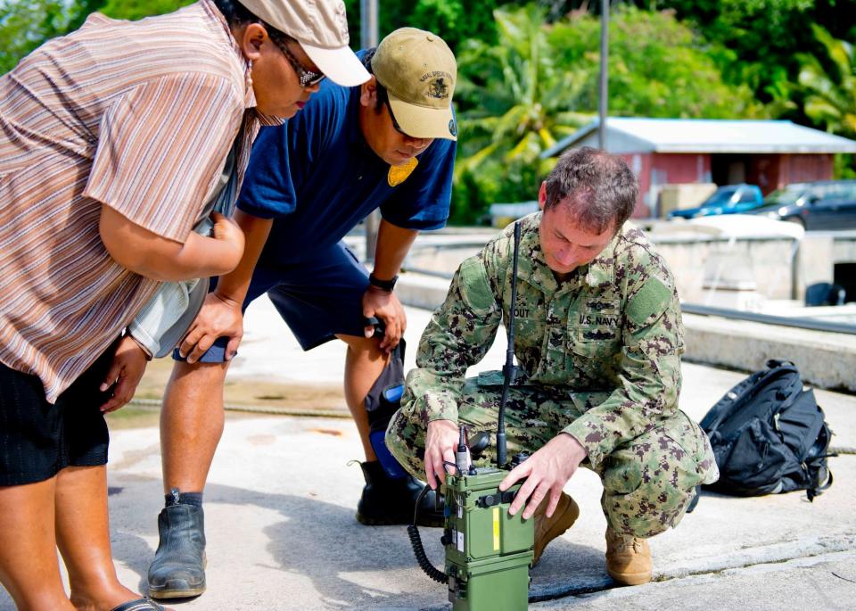 Naval Special Warfare satellite communications Palau