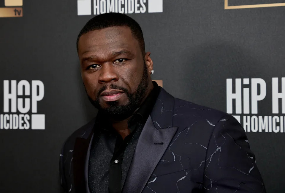 50 Cent Wearing Suit