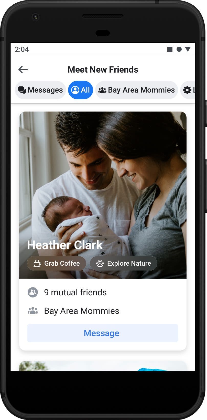 Facebook is introducing features to make it easier for people to pair up inside the social network and for members new to a community to meet friends.