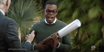 Chidi from "The Good Place" saying "I see how that might be fun"