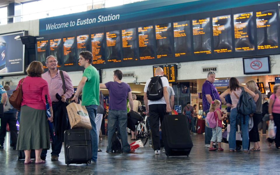 The West Midlands franchise, for which Abellio has placed the order for trains, runs out of London's Euston station - Alamy