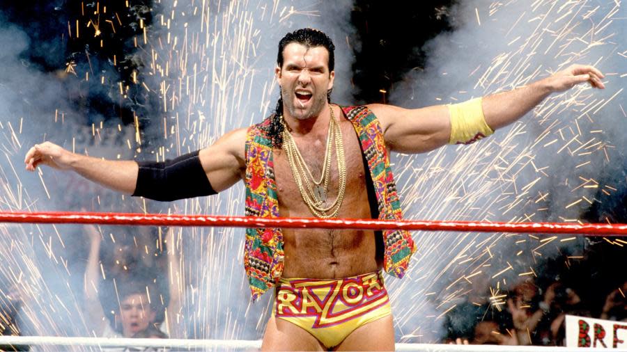 Scott Hall, known during his first WWE stint as Razor Ramon. (Photo credit: WWE)