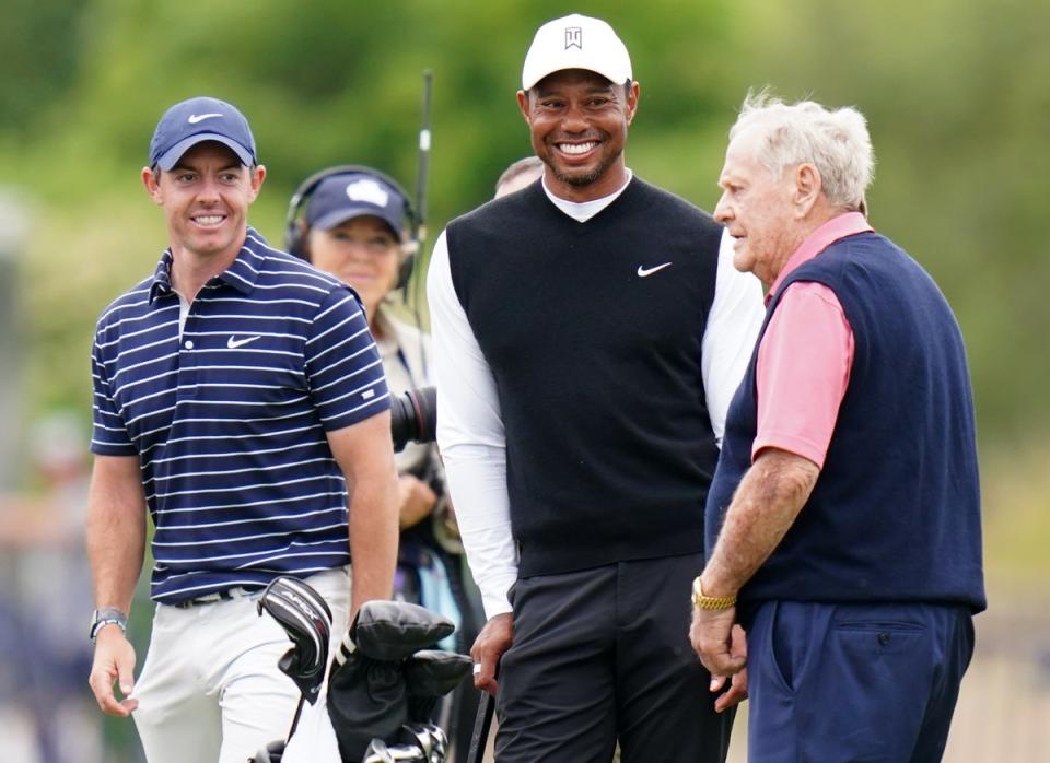 McIlroy and Woods have led opposition to LIV Golf (Jane Barlow/PA) (PA Wire)