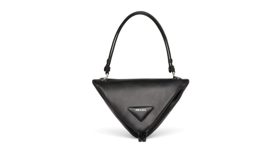 Prada padded nappa leather top-handle bag