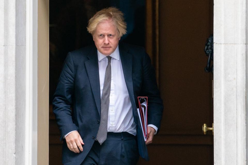 Prime Minister Boris Johnson leaving 10 Downing Street, central London (Dominic Lipinski/PA) (PA Wire)