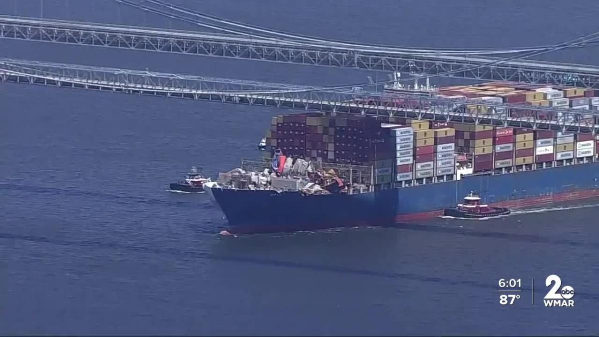 Business returns to port as Dali sails out of Baltimore