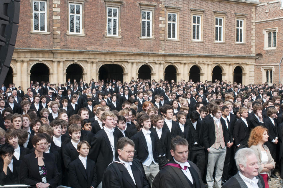 Should pupils from Eton be penalised in the job market? (Picture: PA)