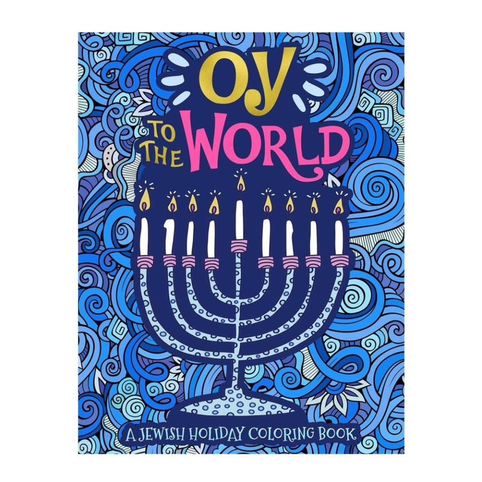 8) Oy To The World: A Jewish Holiday Coloring Book