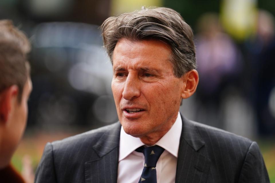 World Athletics president Lord Coe has confirmed transgender women will be excluded from women’s competition (PA)