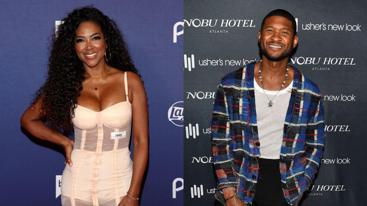 Kenya Moore and Usher