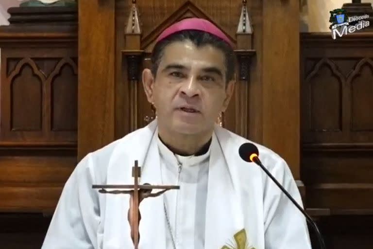 Monseñor Rolando Alvarez, durante una misa en Matagalpa, este mes