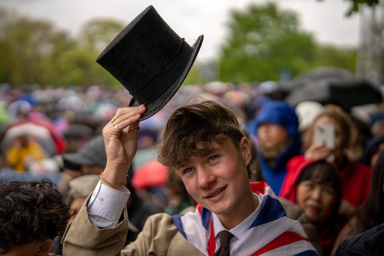 A royal fan at the coronation (Copyright 2023 The Associated Press. All rights reserved)