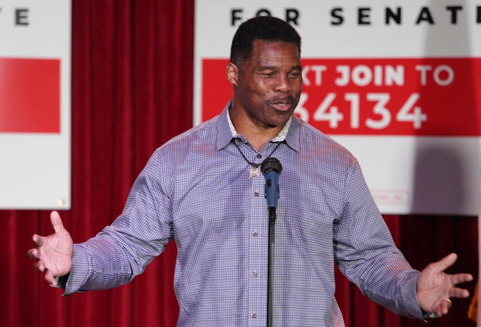 Herschel Walker, US Senate candidate in Georgia