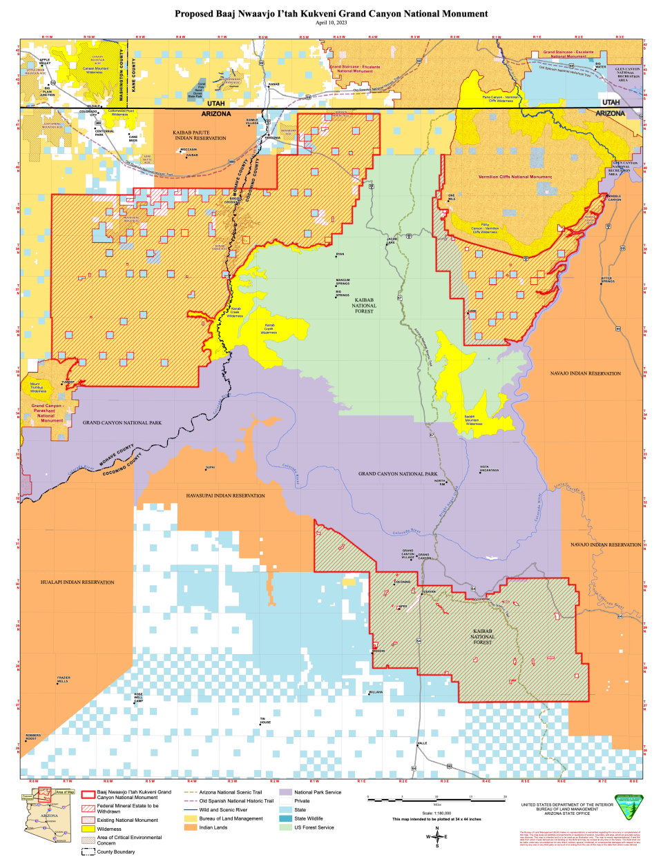 Proposed Baaj Nwaavjo I’tah Ku kveni Grand Canyon National Monument