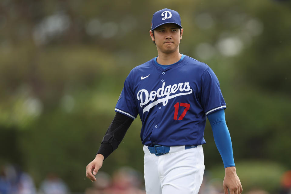 Shohei Ohtani's wife is former Japanese basketball player Mamiko Tanaka. (Christian Petersen/Getty Images)