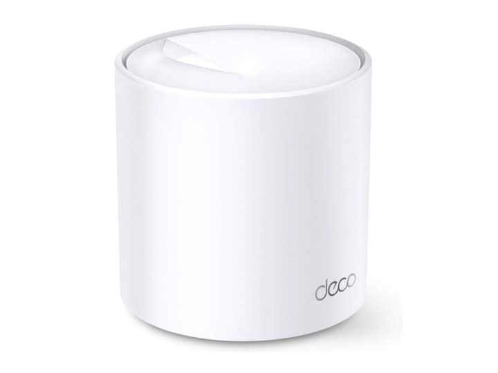 The TP-Link Deco X20 mesh Wi-Fi system on a white background.