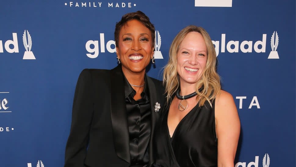 Robin Roberts and Amber Laign