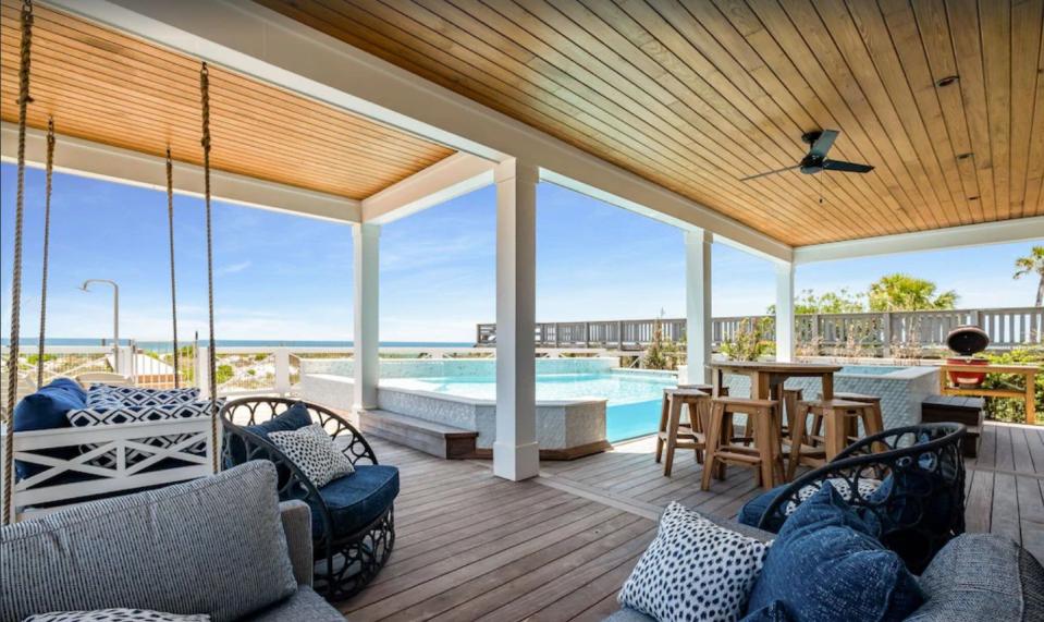 An oceanfront Florida home that sleeps 35 people has been named one of Vrbo’s 2023 Vacation Homes of the Year. “30a My Way,” which is located in Rosemary Beach in the Panhandle, can be rented for around $4,379 a night.