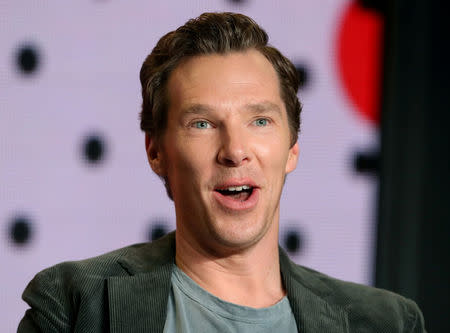 FILE PHOTO: Actor Benedict Cumberbatch attends a new conference to promote the film "The Current War" at the Toronto International Film Festival (TIFF) in Toronto, Canada, September 10, 2017. REUTERS/Fred Thornhill/File Photo