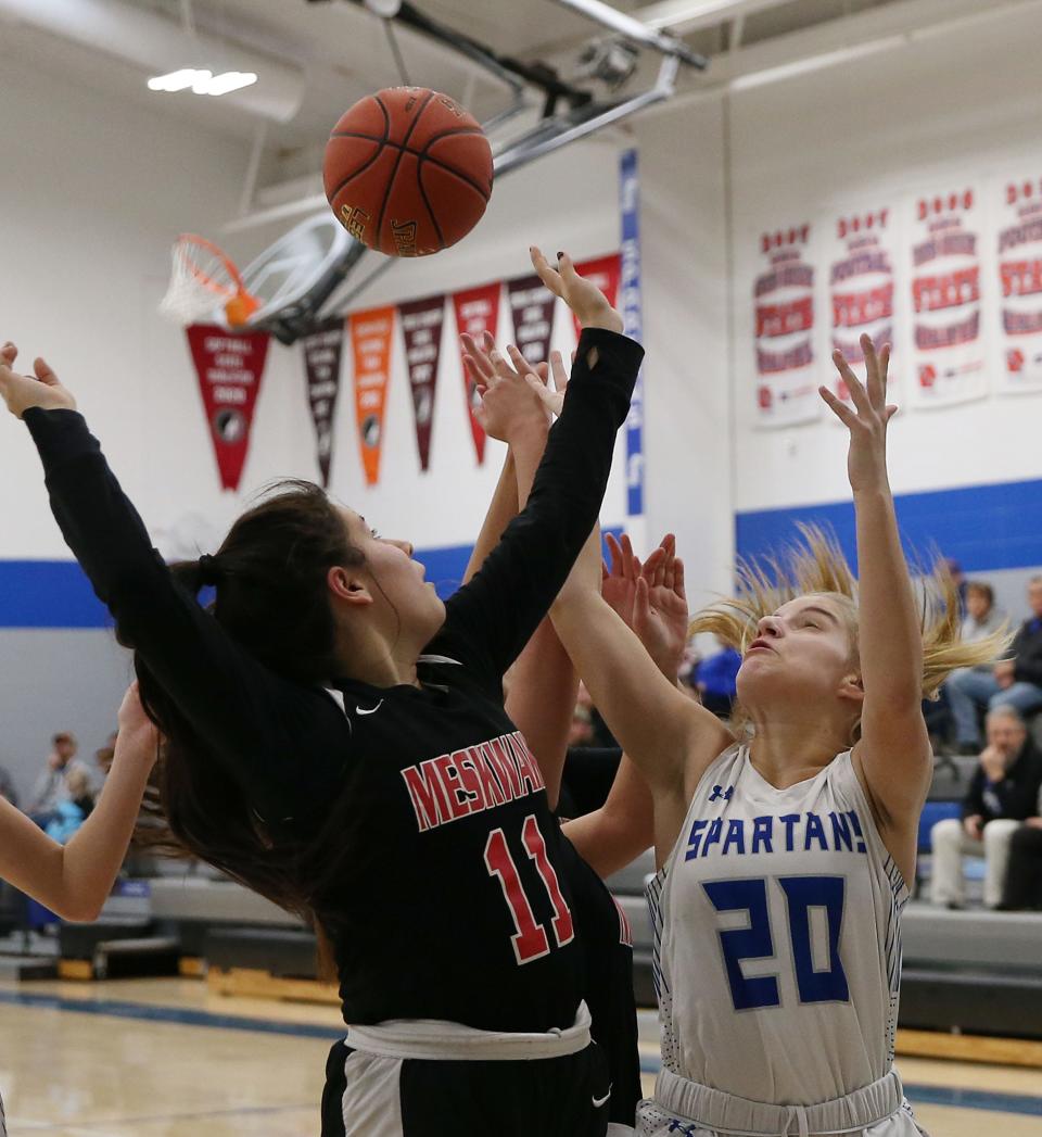 Emma Pasquariello was one of five juniors to provide quality minutes for the Collins-Maxwell girls basketball team this season.