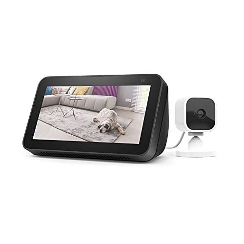 All-new Echo Show 5 (2nd Gen, 2021 release) - Charcoal bundle with Blink Mini