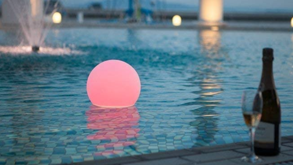 Yes, it can even be floated in your pool.