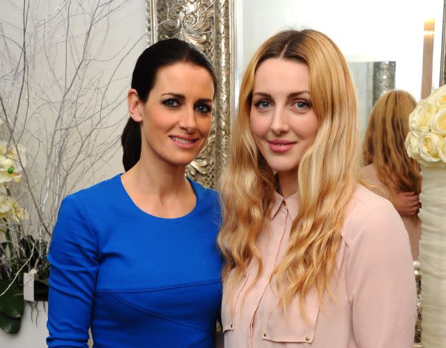 LONDON, ENGLAND – FEBRUARY 13: Kirsty Gallacher and Laura Gallacher attend a Valentine’s charity event at Sophie Gass Boutique, Holland Park, raising heart awareness for Bernard Gallacher’s ‘Play Golf Help Save Lives’ campaign in association with Arrhythmia Alliance on February 13, 2014 in London, England. (Photo by David M. Benett/Getty Images for Sophie Gass)