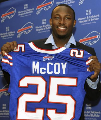 LeSean McCoy will get at least two cracks at the Patriots next season. (AP) 