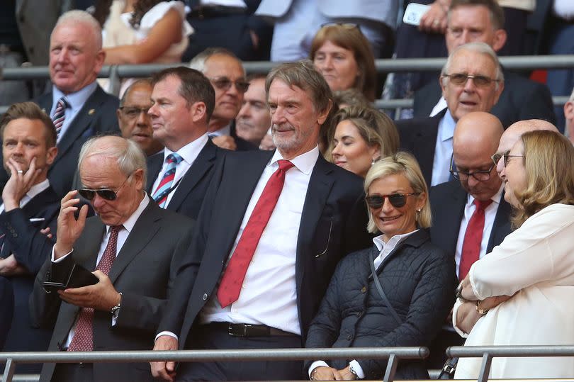 Owner of Manchester United Sir Jim Ratcliffe during the Emirates FA Cup Final match between Manchester City and Manchester United at Wembley Stadium on May 25, 2024 in London, England.