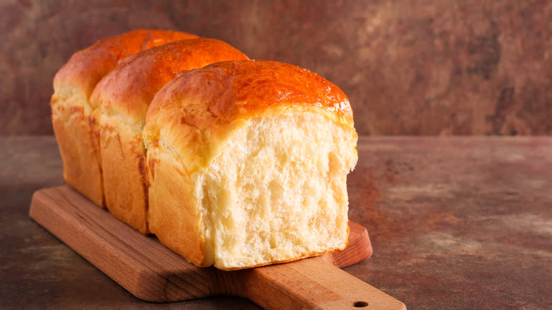 A loaf of milk bread