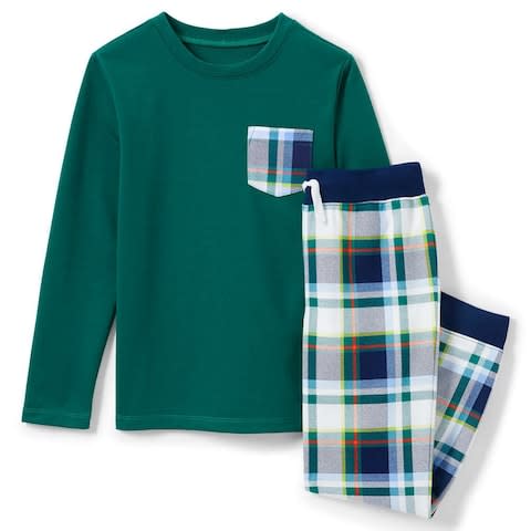 Lands' End Plaid Pyjamas