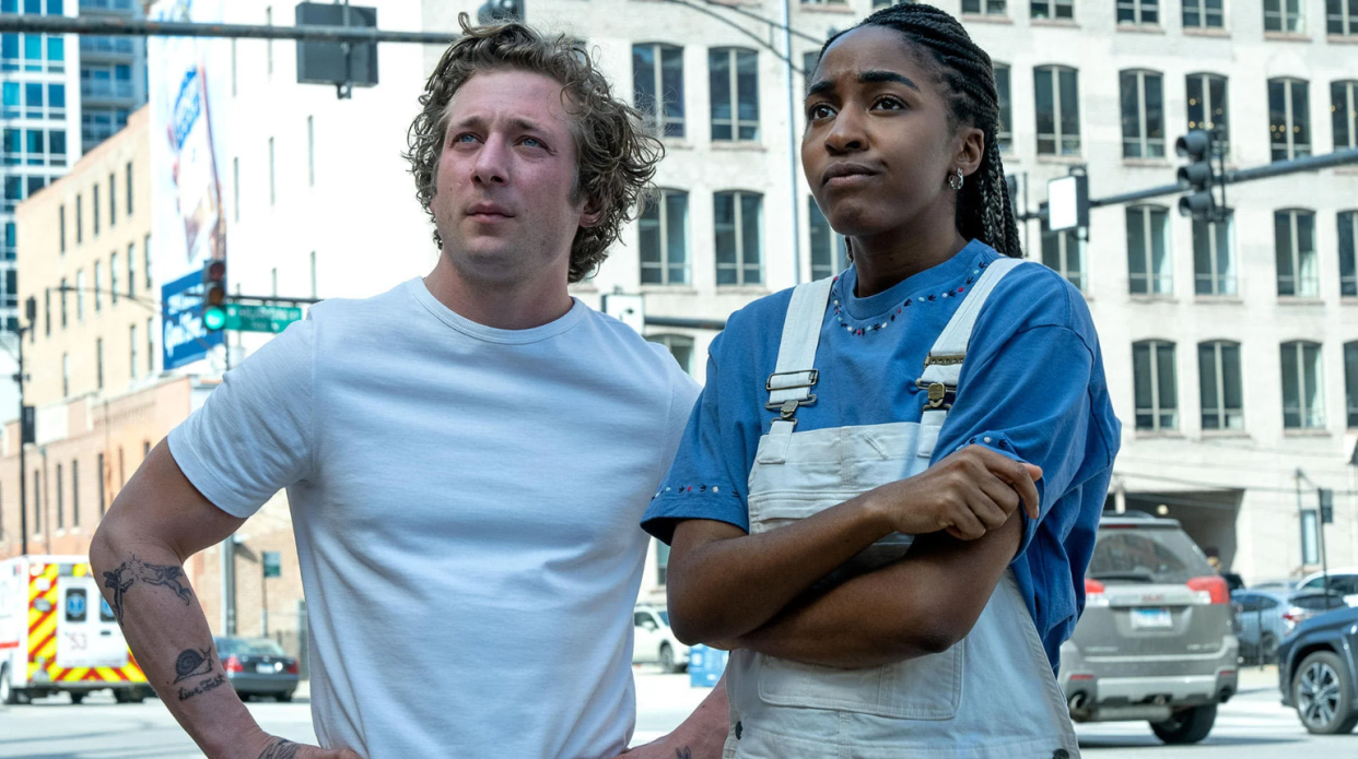 Jeremy Allen White et Ayo Edebiri, ici dans la deuxième saison de « The Bear ».