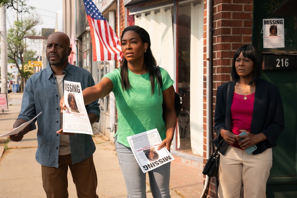 Kenya Moore stars as Keisha in Abducted Off the Street: The Carleasha Gaither Story 