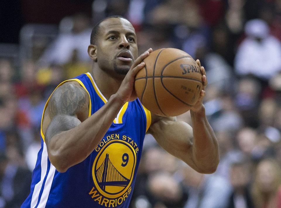 金州勇士(Golden State Warriors)的球星伊古達拉(Andre Iguodala)。(Keith Allison/Wikimedia Commons, CC BY-SA 2.0)