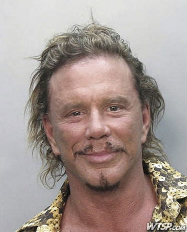 Actor Mickey Rourke, DUI