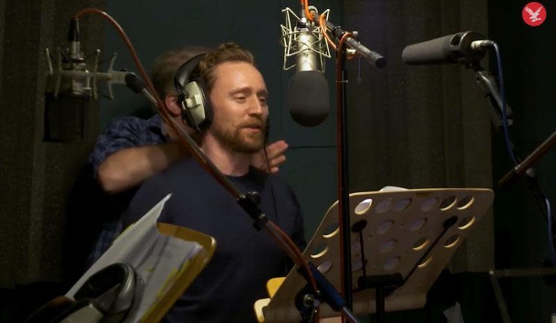 Early Man: Exclusive behind-the-scenes clip of the lengths Tom Hiddleston and co went to for the perfect voice performance