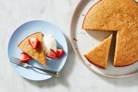 <p>This is one of those gluten-free and dairy-free recipes we turn to again and again. It's SO good, you can leave it decorated simply with a little <a href="https://www.delish.com/cooking/recipe-ideas/a24492200/how-to-make-homemade-whipped-cream/" rel="nofollow noopener" target="_blank" data-ylk="slk:homemade whipped cream;elm:context_link;itc:0;sec:content-canvas" class="link ">homemade whipped cream</a> and fruit.</p><p>Get the <strong><a href="https://www.delish.com/cooking/recipe-ideas/a36815201/almond-cake-recipe/" rel="nofollow noopener" target="_blank" data-ylk="slk:Almond Cake recipe;elm:context_link;itc:0;sec:content-canvas" class="link ">Almond Cake recipe</a></strong>.</p>