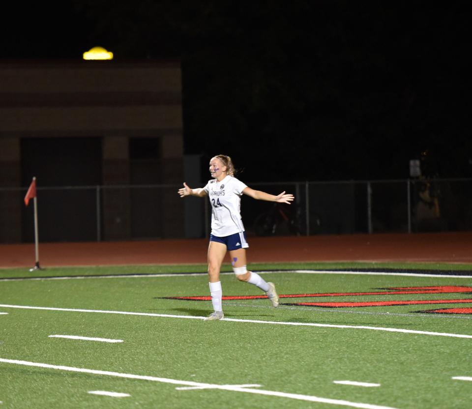 Ashlee Harris' golden goal clinched a Region 10 title for Snow Canyon on Thursday night in Hurricane.