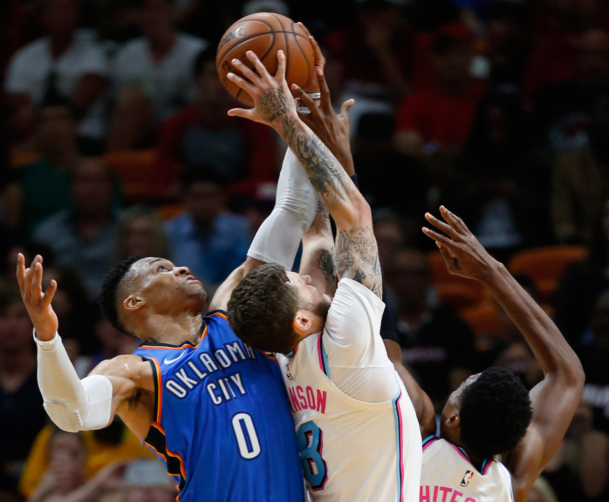 Oklahoma City Thunder star Russell Westbrook clinches triple-double average