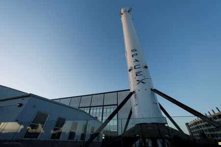 FILE PHOTO: SpaceX headquarters is shown in Hawthorne, California, U.S. September 19, 2018. REUTERS/Mike Blake/File Photo