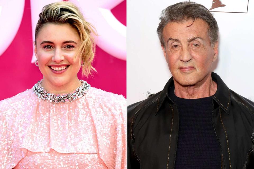 <p>Karwai Tang/WireImage; Leon Bennett/Getty Images</p> Greta Gerwig and Sylvester Stallone